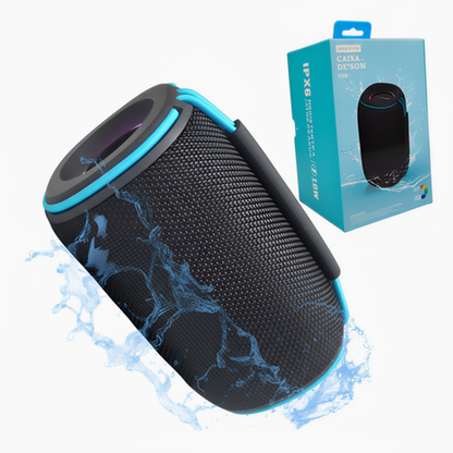 Caixa de Som Portátil Bluetooth USB