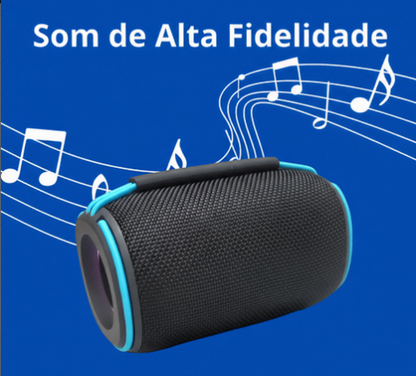 Caixa de Som Portátil Bluetooth USB